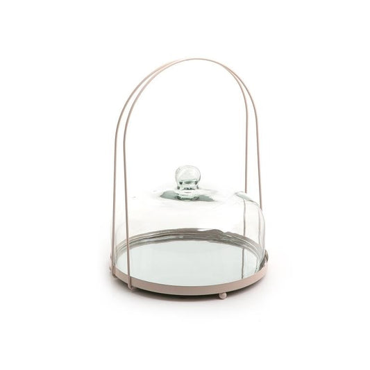 Metal Stand with Glass Cover